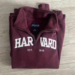 Jansport Harvard Quarter zip